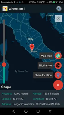 Where am I - My GPS position android App screenshot 4