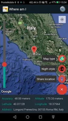 Where am I - My GPS position android App screenshot 7